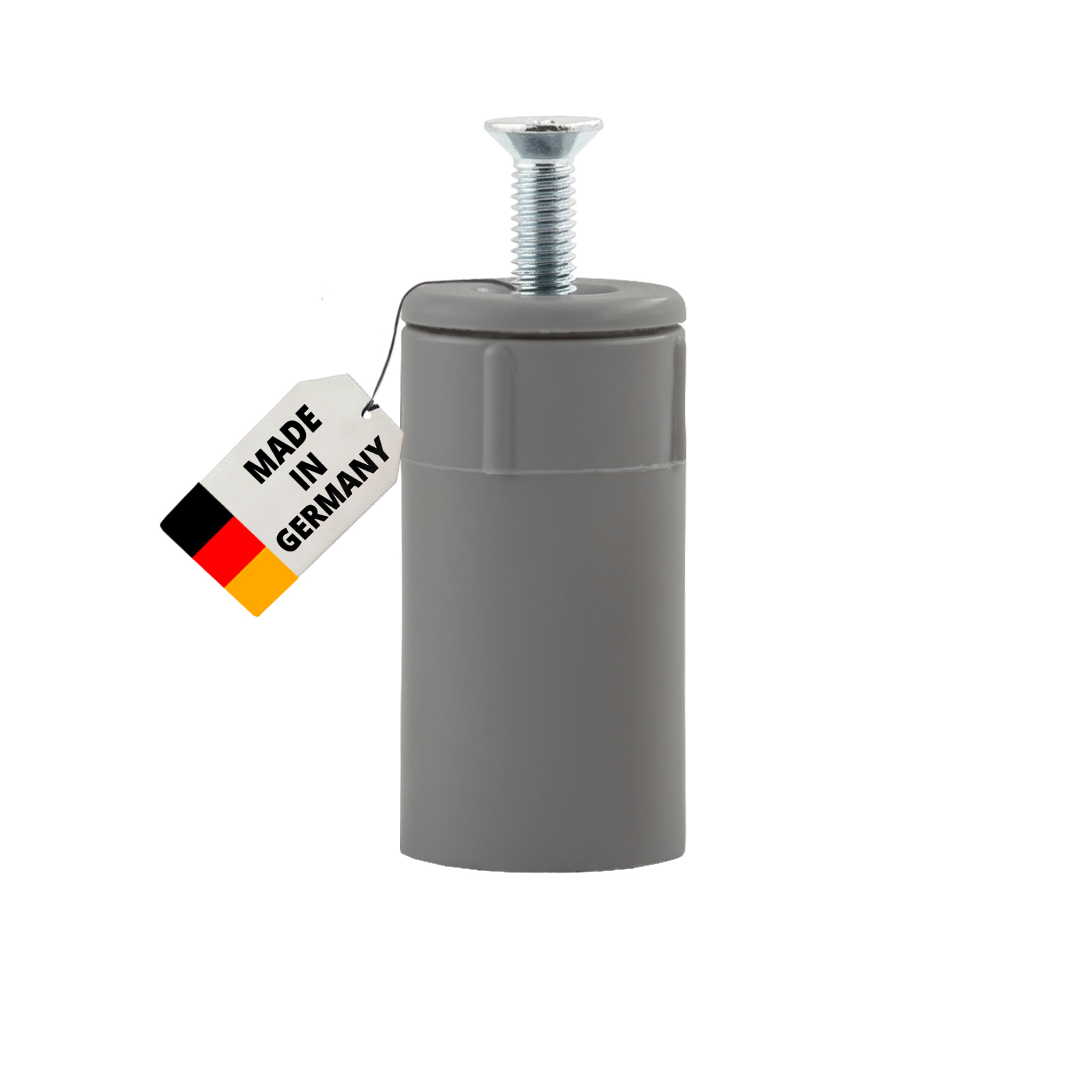 Anschlagstopfen 40mm grau, 2 Stück