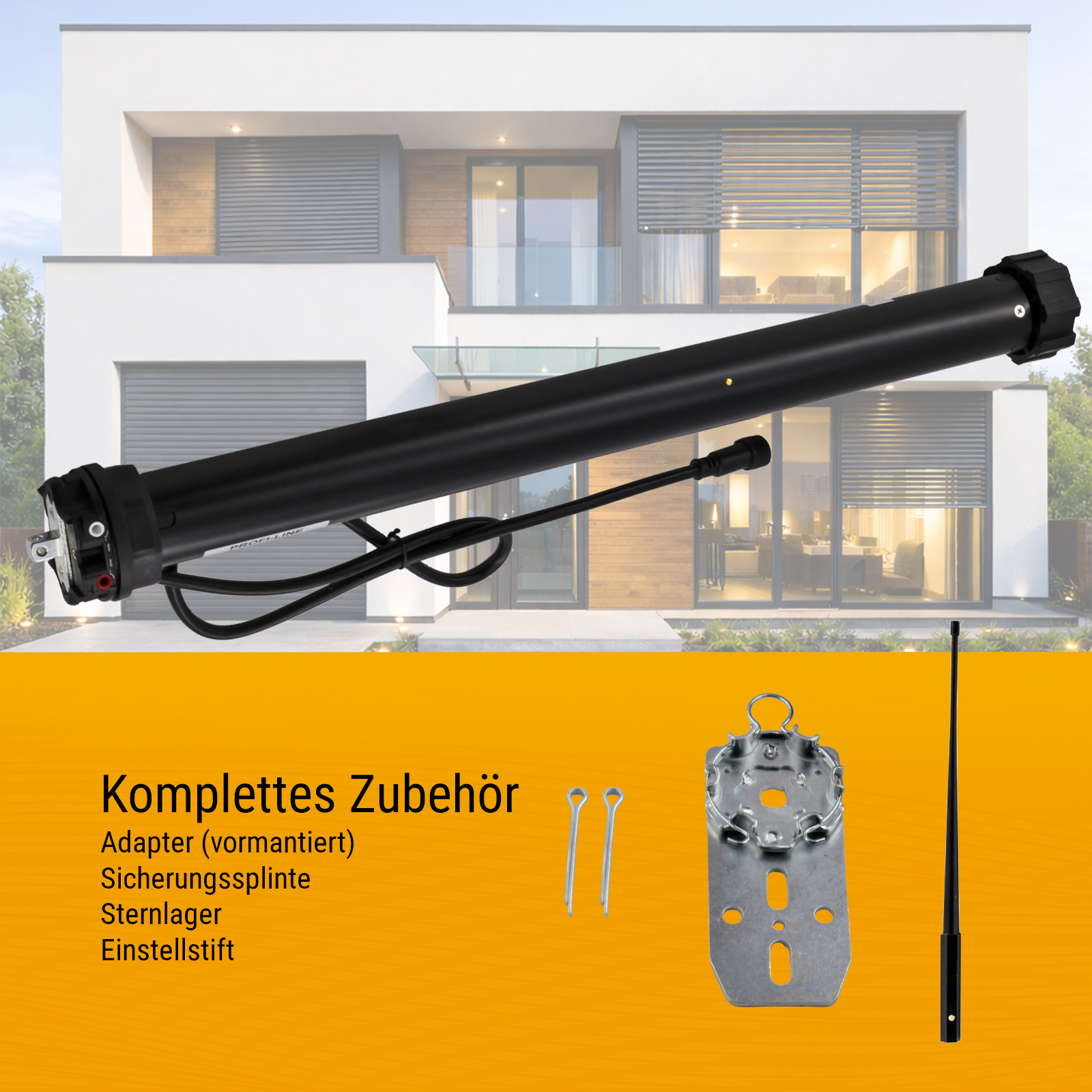 Profi-Line DC5 12V Gleichstrom Maxi-Rollladenmotor