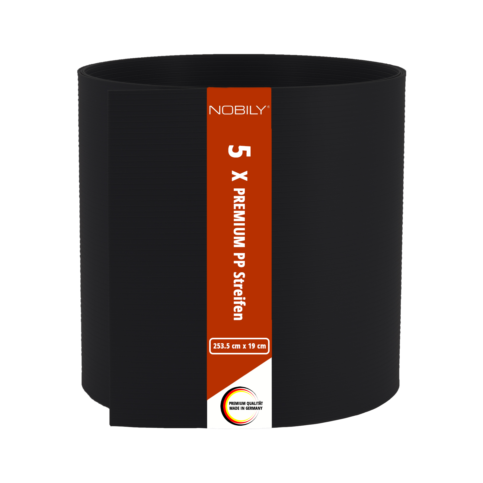 NOBILY Zaunsichtschutz Streifen Hart PVC PP Gitterzaun Anthrazit