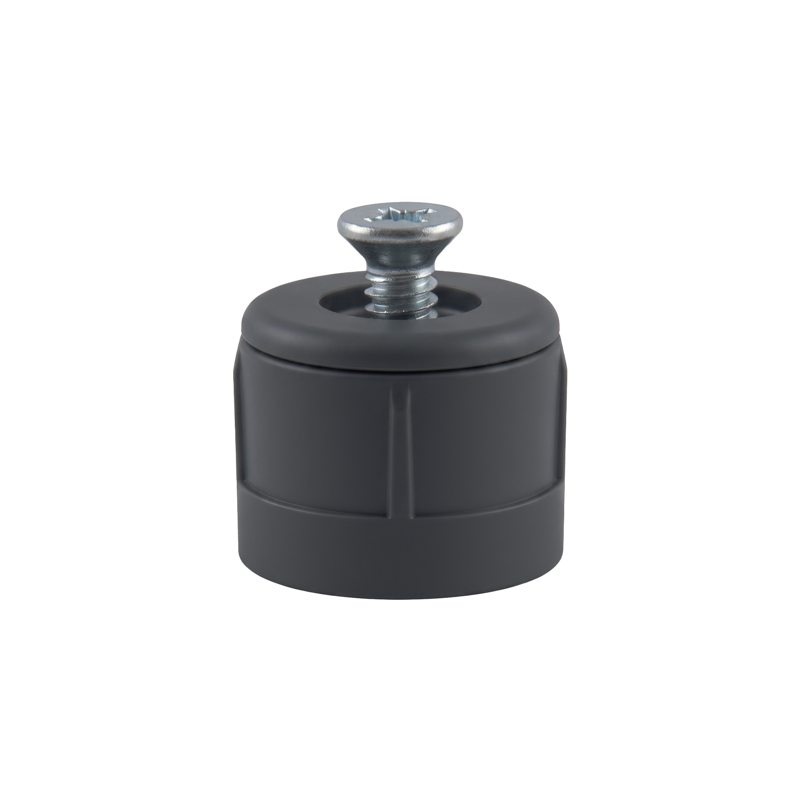 Anschlagstopfen 15mm anthrazit, 2 Stück
