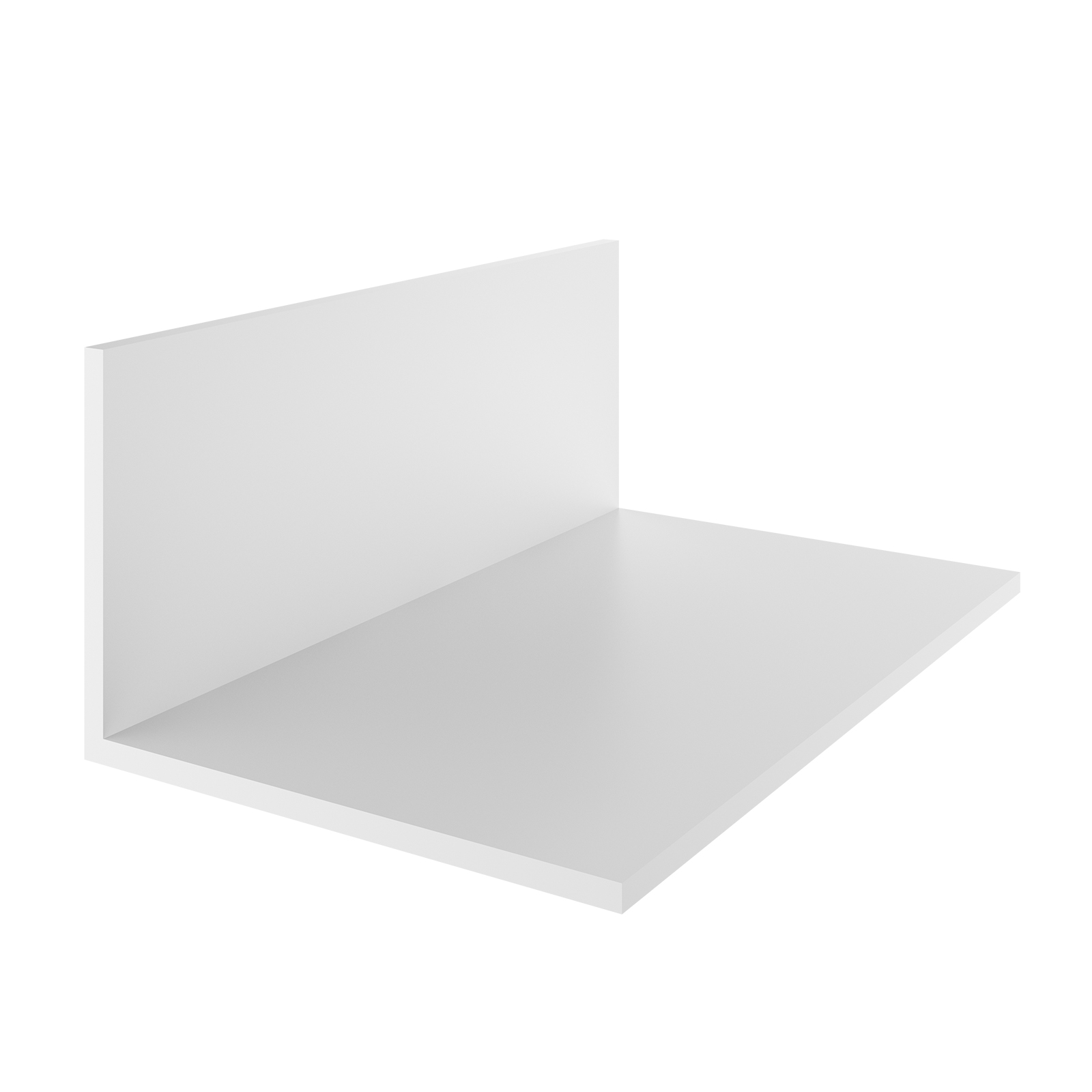 Winkelleiste Nobily Winkelleiste PVC 20mm x 20mm Profi Fensterbau Qualität weiss