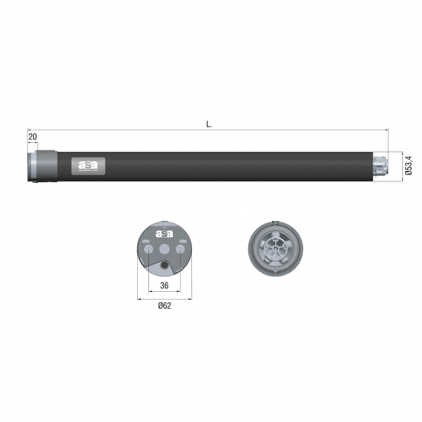 ASA Rolladenmotor DAVINCI 60 ST