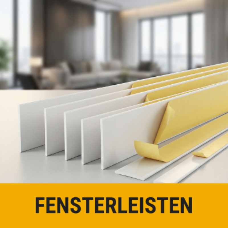 Fensterleisten und Deckleisten