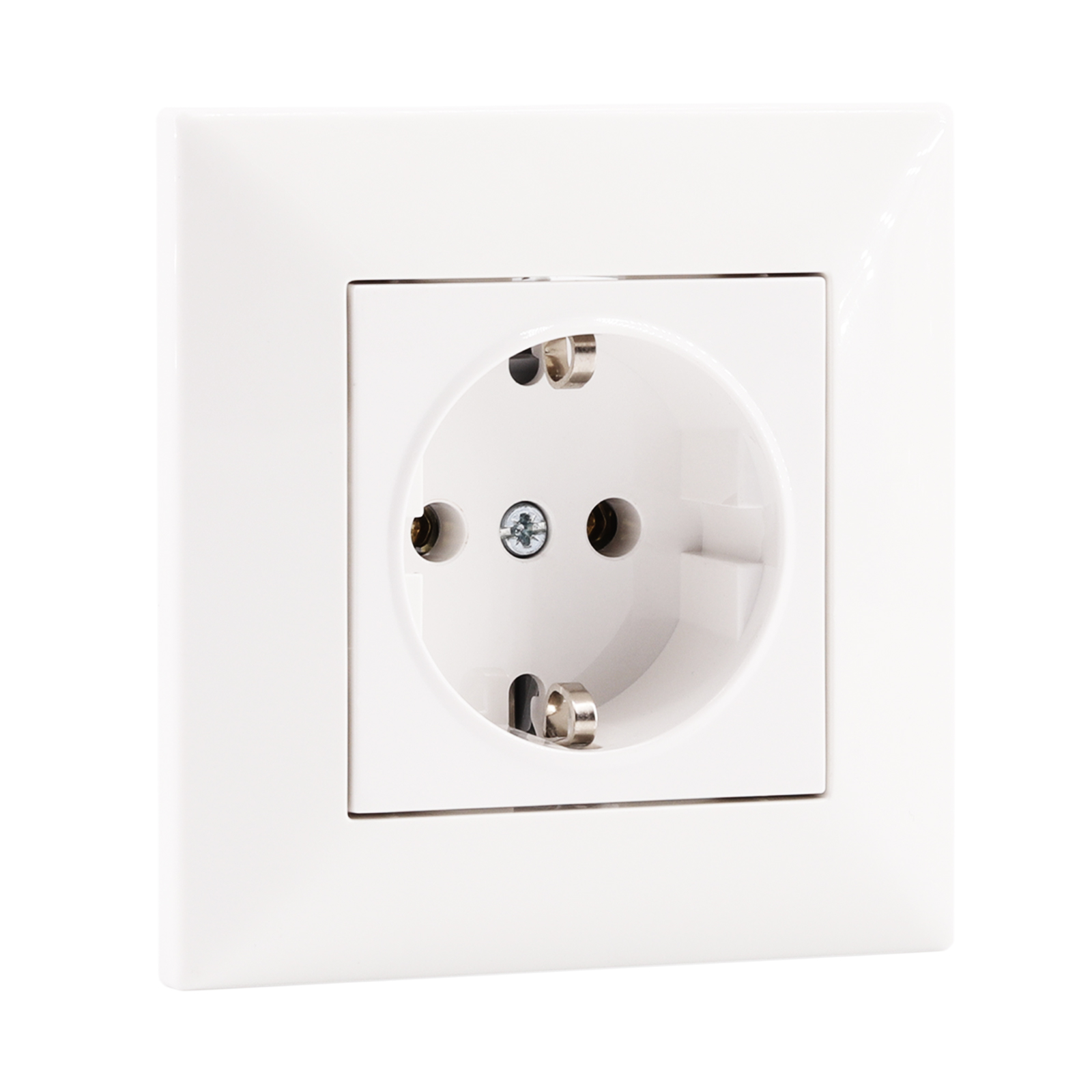 steckdose_rahmen Meridian Schuko-Kombisteckdose weiß inkl. Rahmen VIKO by Panasonic