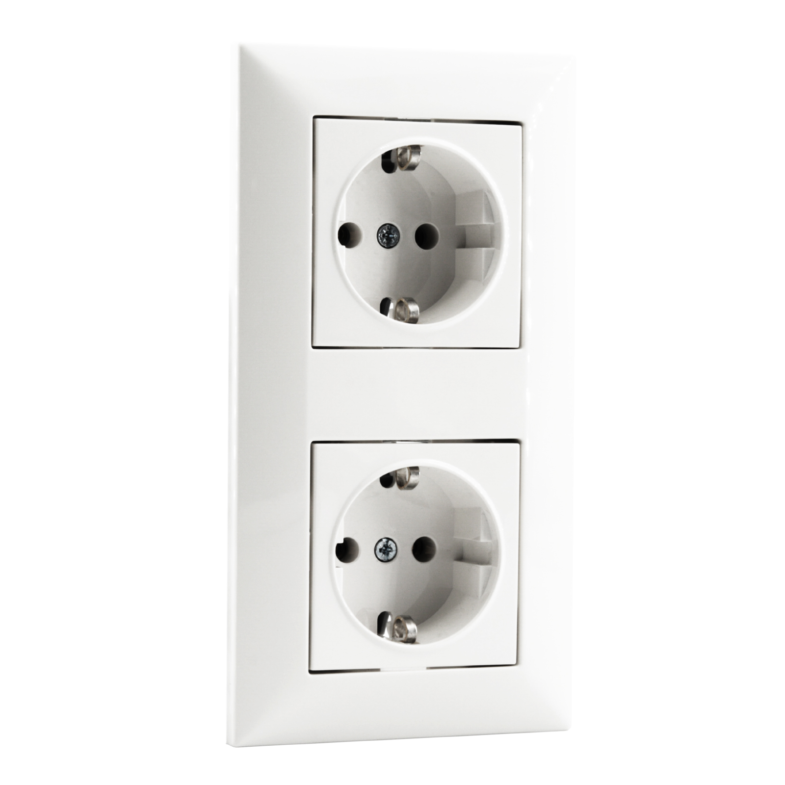 viko_2fach_steck Meridian Kombination Doppelsteckdose inkl. 2-Fach Rahmen Viko by Panasonic