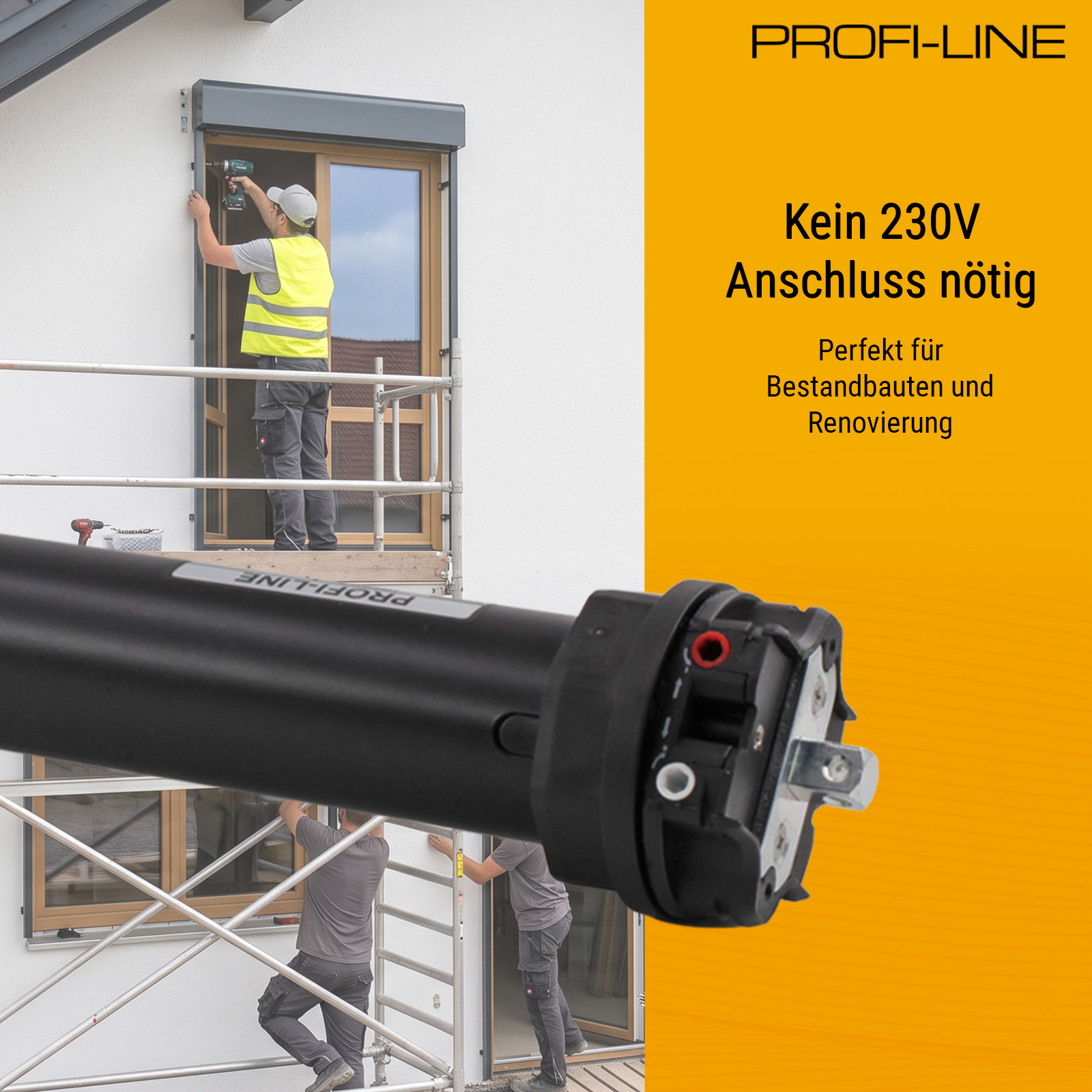 Profi-Line DC5 12V Gleichstrom Maxi-Rollladenmotor