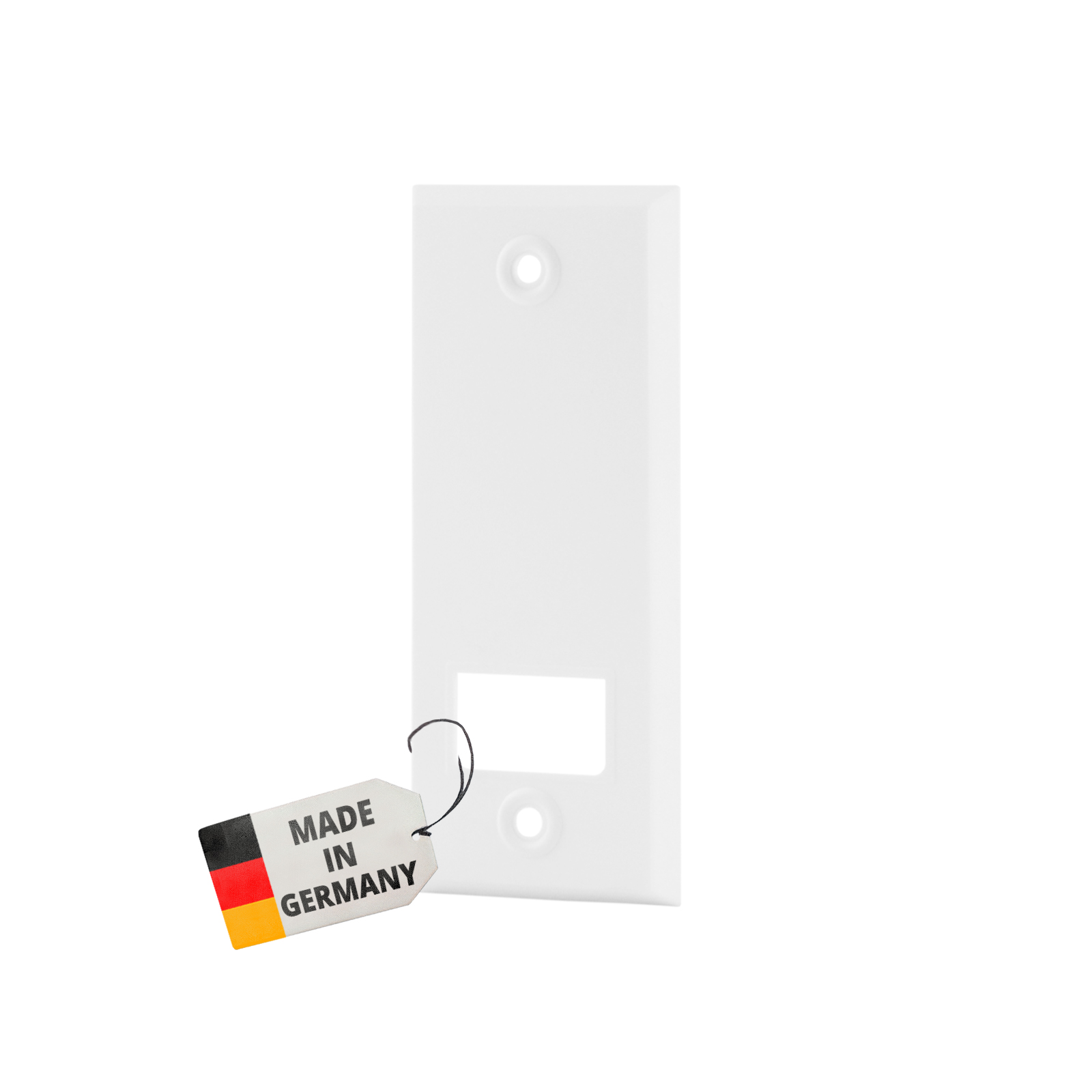 Deckplatte Gurtwickler, weiß, 104 mm