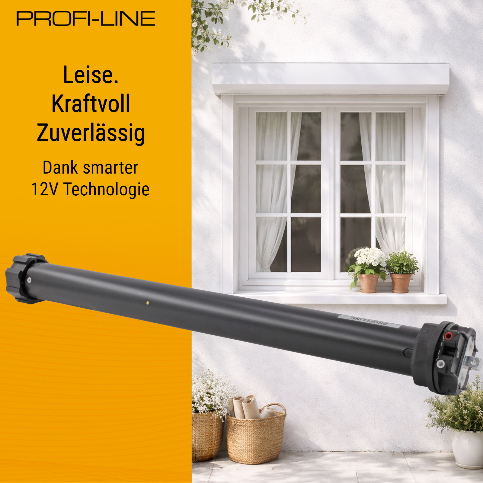 Profi-Line DC5 12V Gleichstrom Maxi-Rollladenmotor