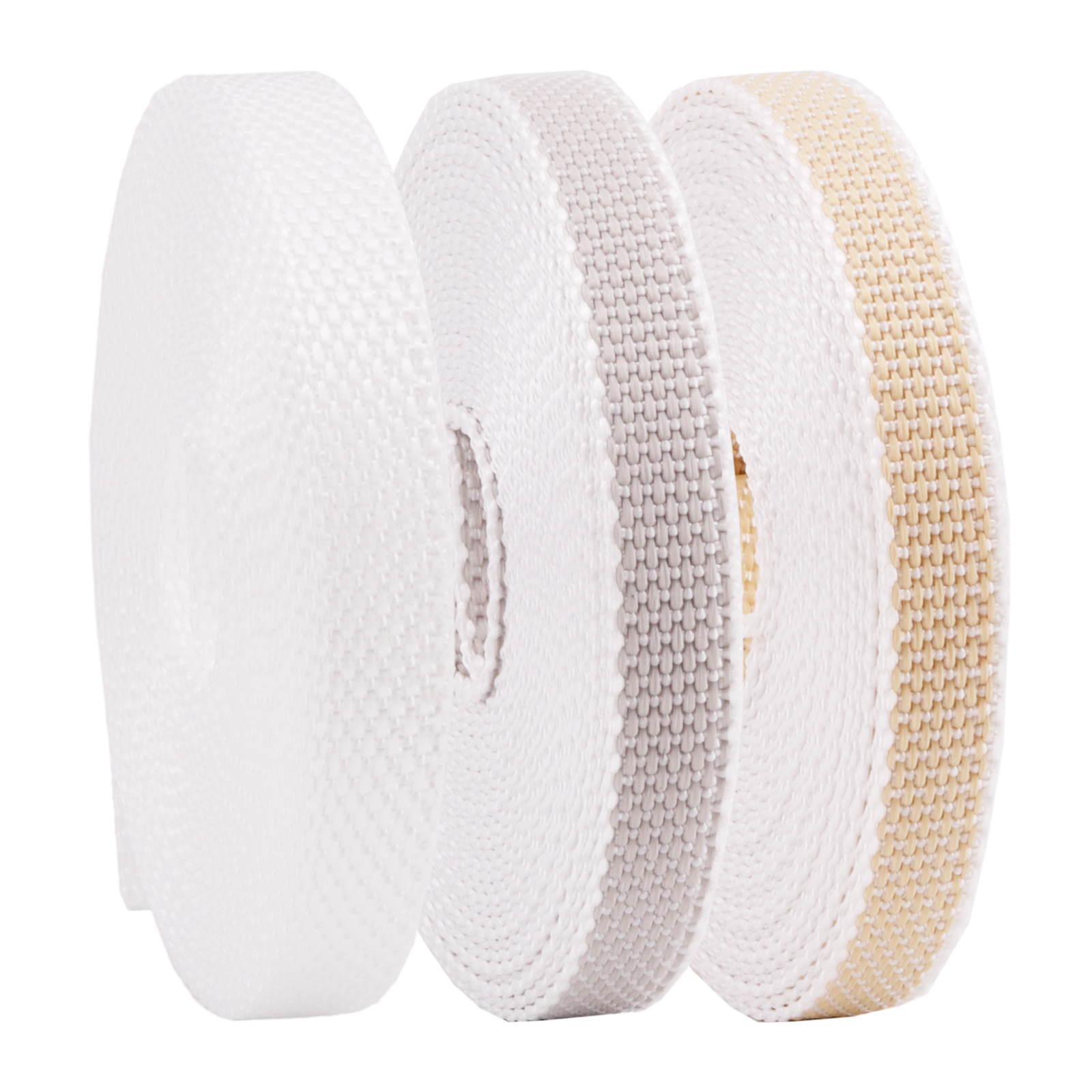 Roller shutter belt 14/15 mm in gray, beige, white, 6m MADE IN GERMANY