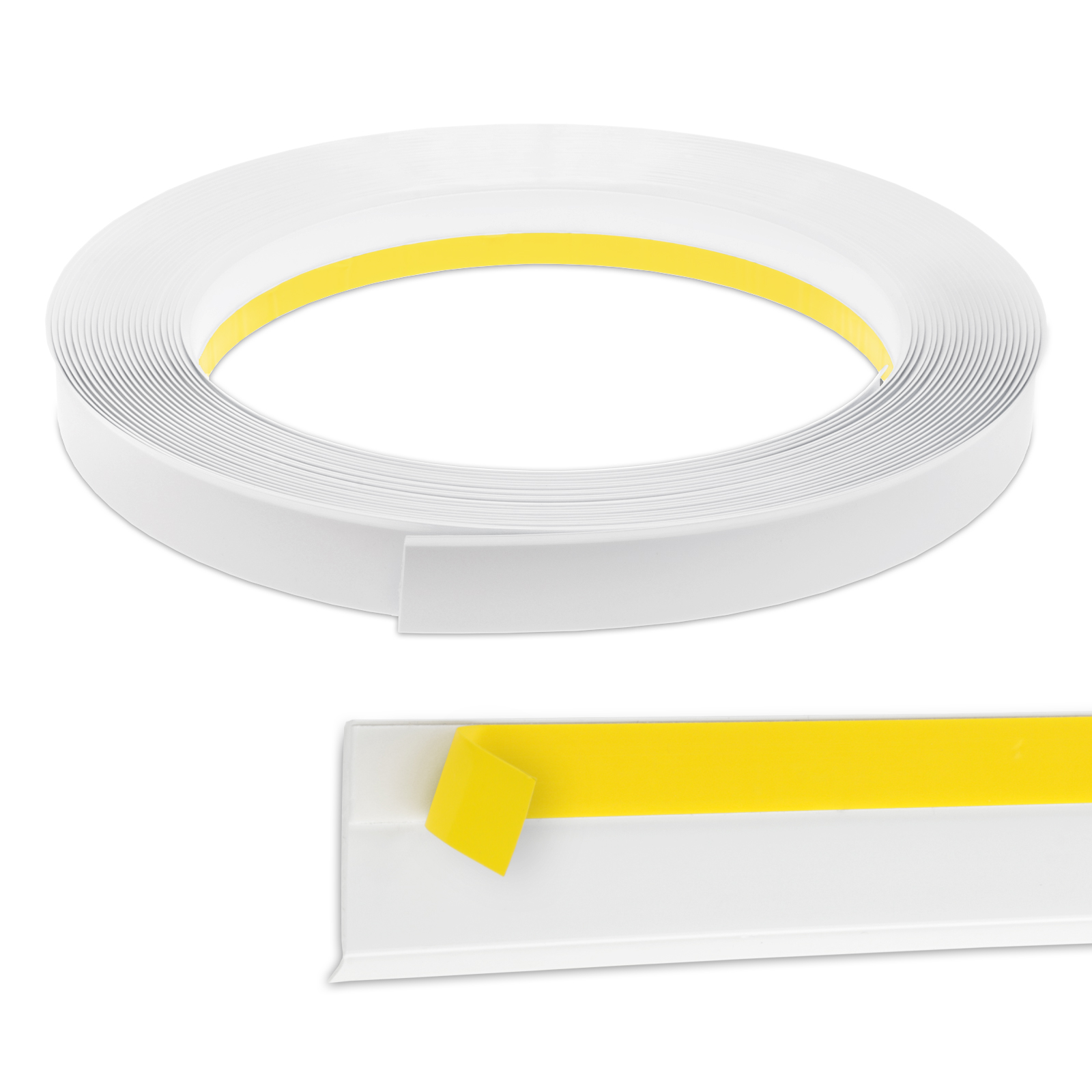 20mm-80mm Fensterleiste / Flachleiste selbstklebend MIT Lippe Stärke 1,5mm 20mm-80mm Fensterleiste / Flachleiste selbstklebend MIT Lippe Stärke 1,5mm