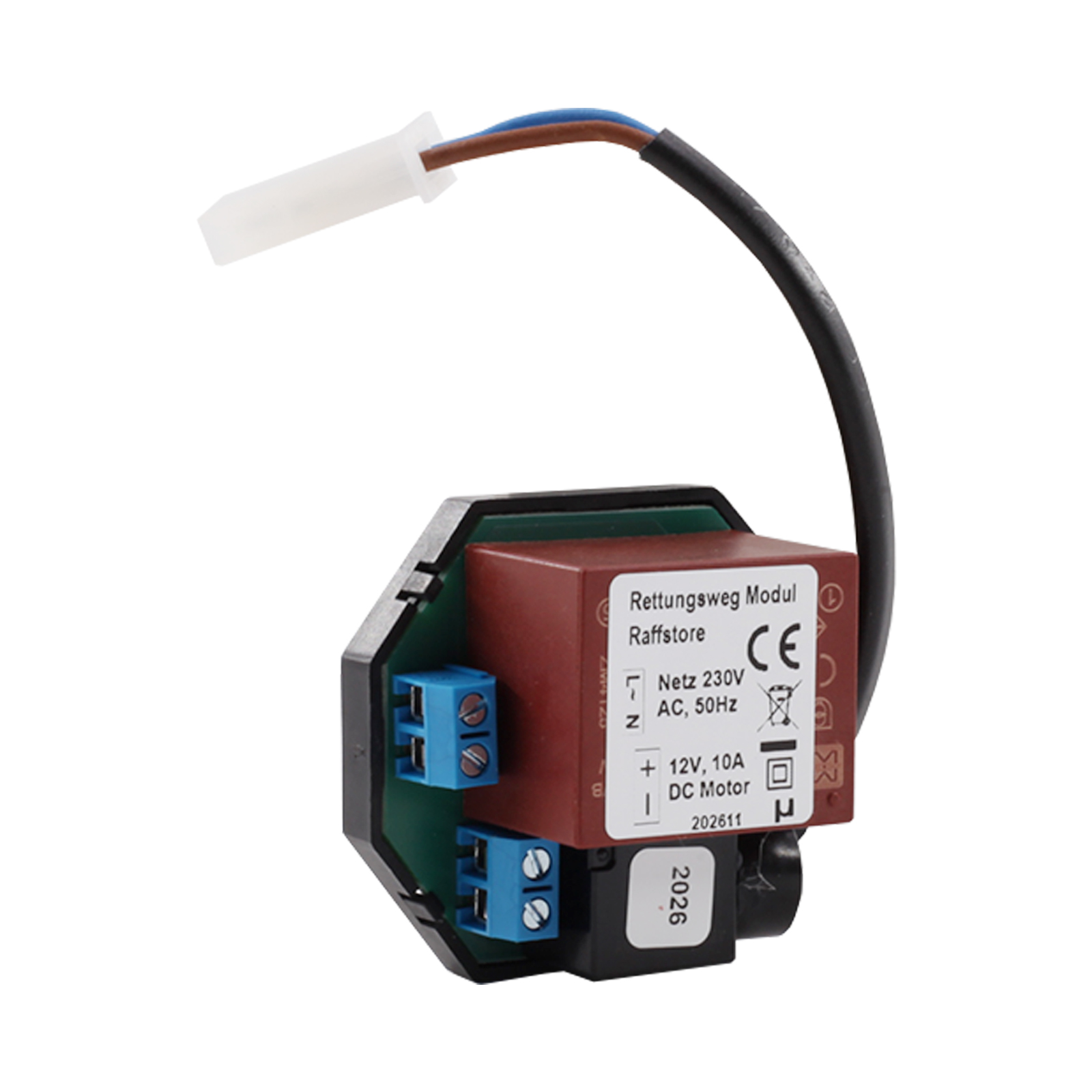 Fluchtwegmodul Raffstore (2. Rettungsweg) kpl. mit Akku