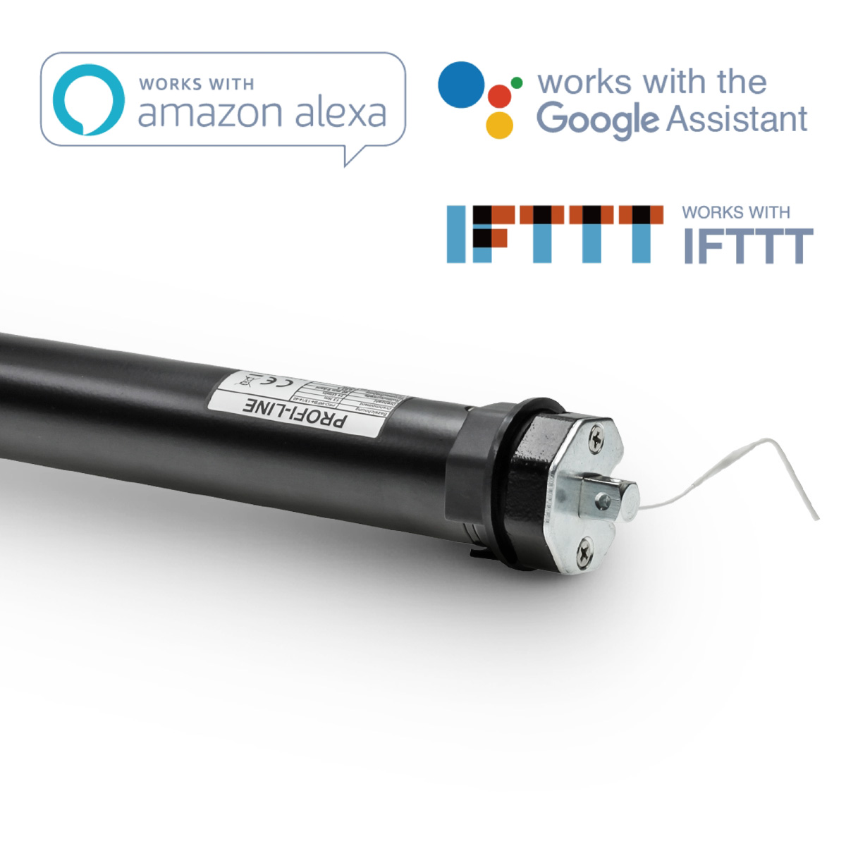 Profi-Line WLAN Rollladenmotor mit integriertem Funkempfänger PRO-WFB4-13/14-40
