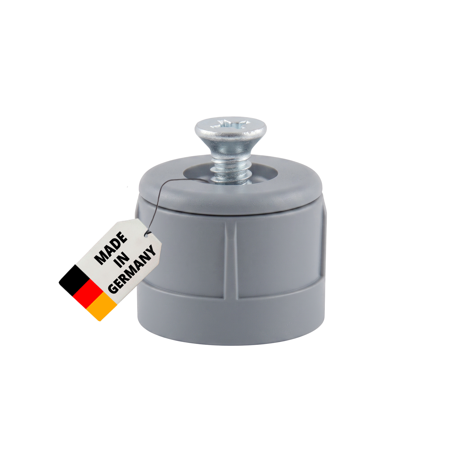 Anschlagstopfen 15mm grau, 2 Stück