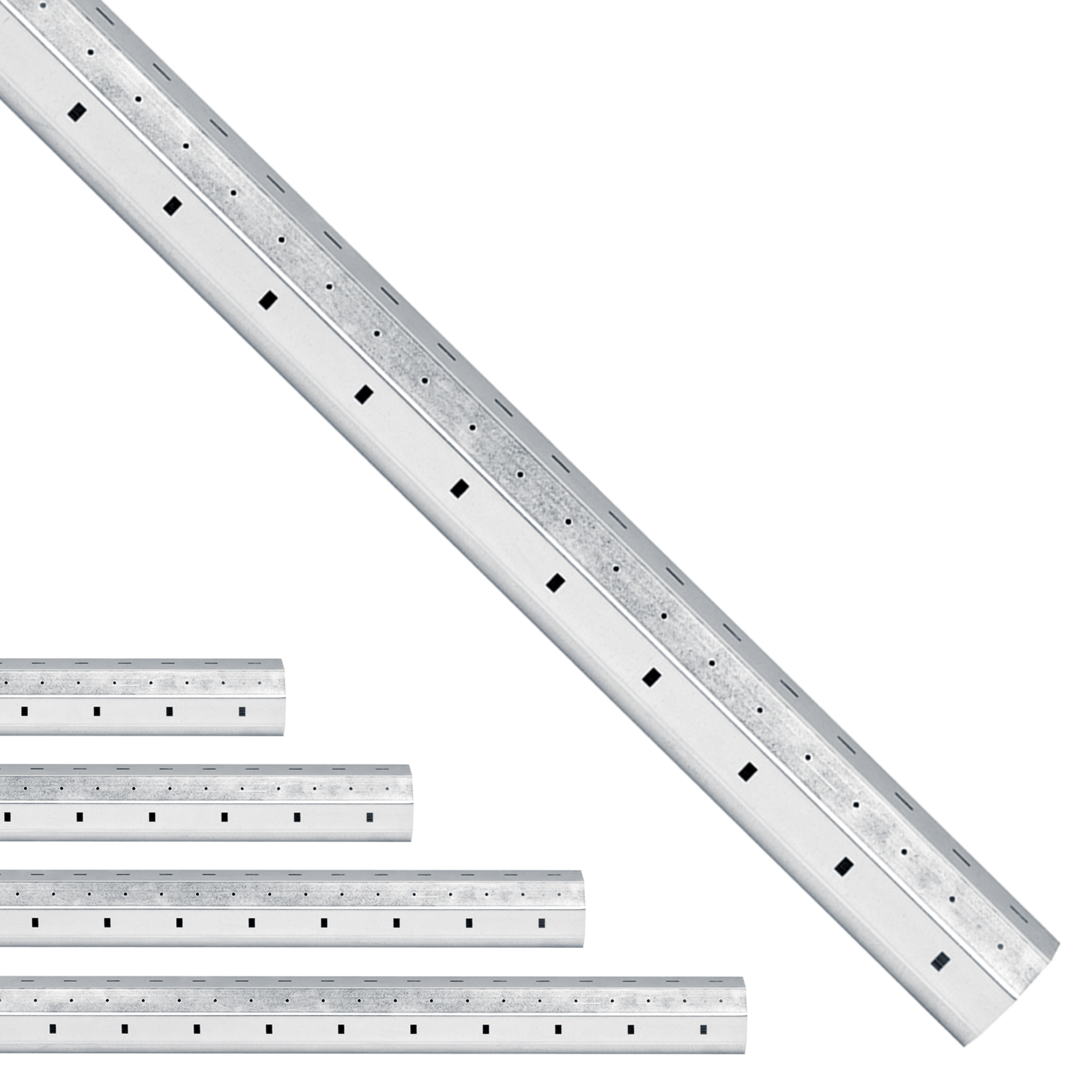 Rolladenstahlwelle SW 40 Achtkant, Wandstärke 0,8 mm