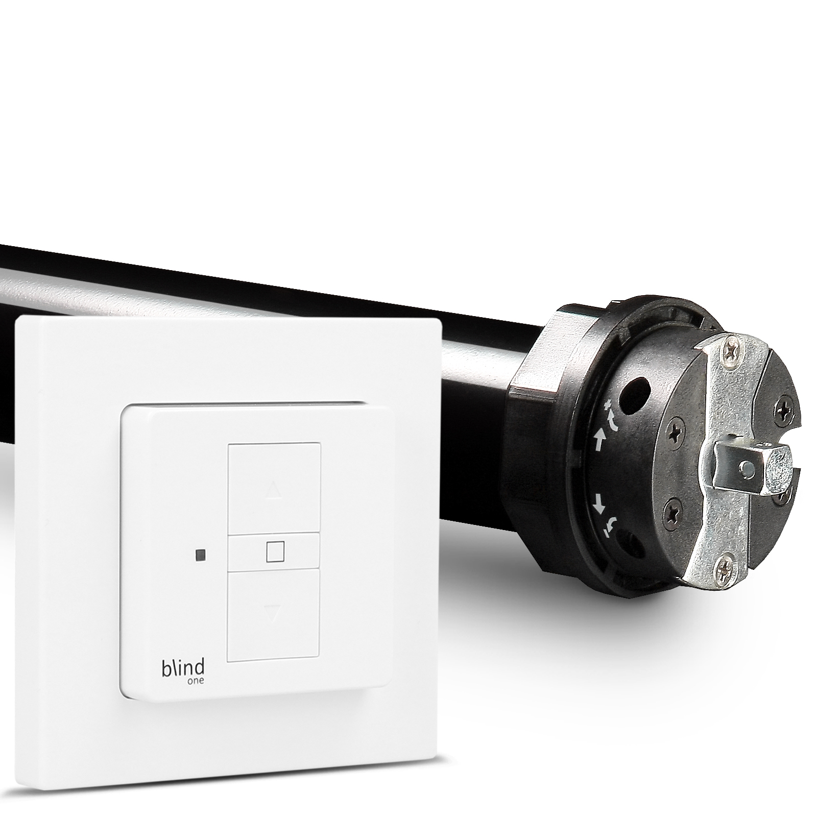 1-Bild-P5_blind-one NOBILY Profi-Set inkl. Rollladenmotor P5 u. Wlan Rollladenschalter blind one Zugkraft 10-60Nm / 25-135kg SW60
