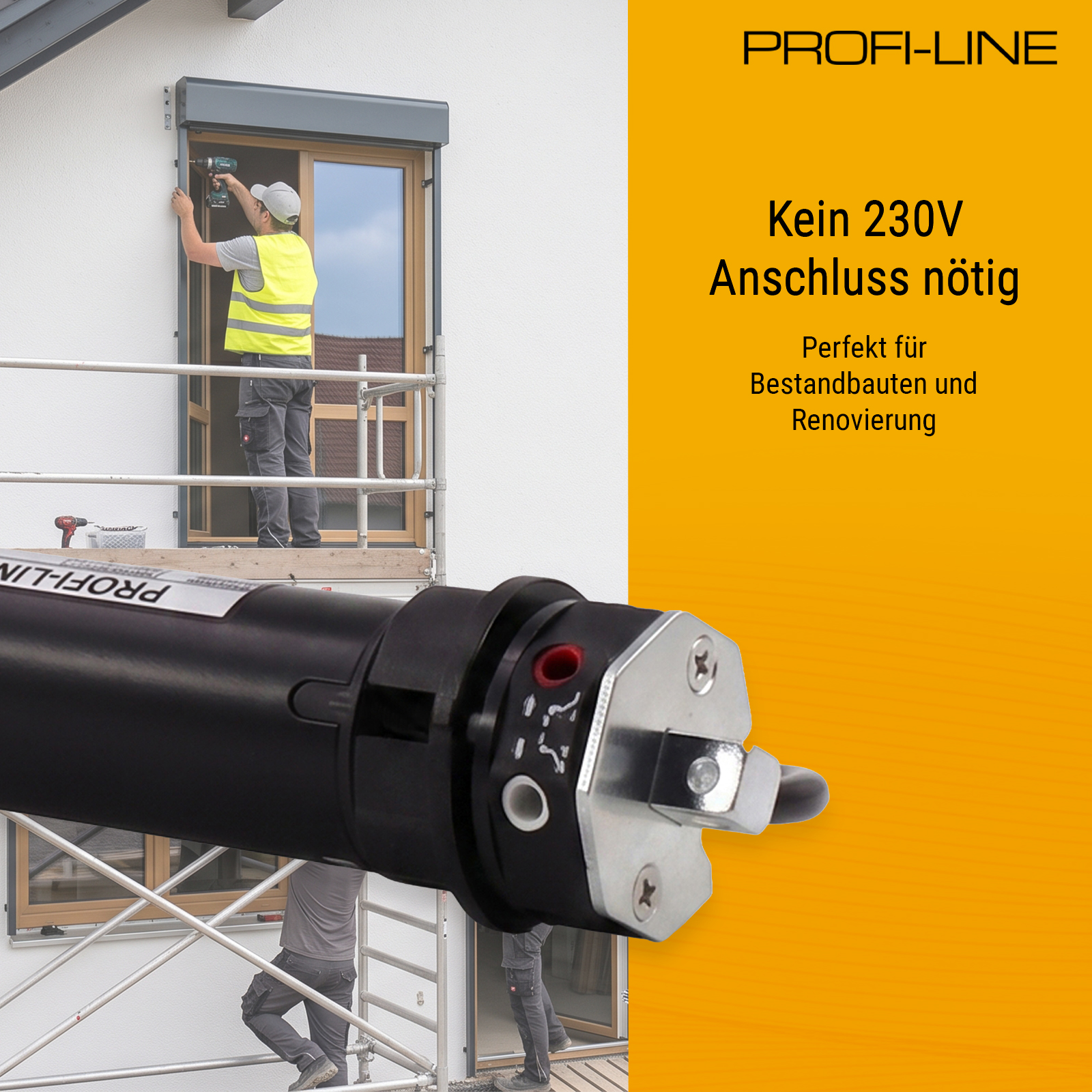 Profi-Line DC4-6/24-40 12V Gleichstrom Rollladenmotor