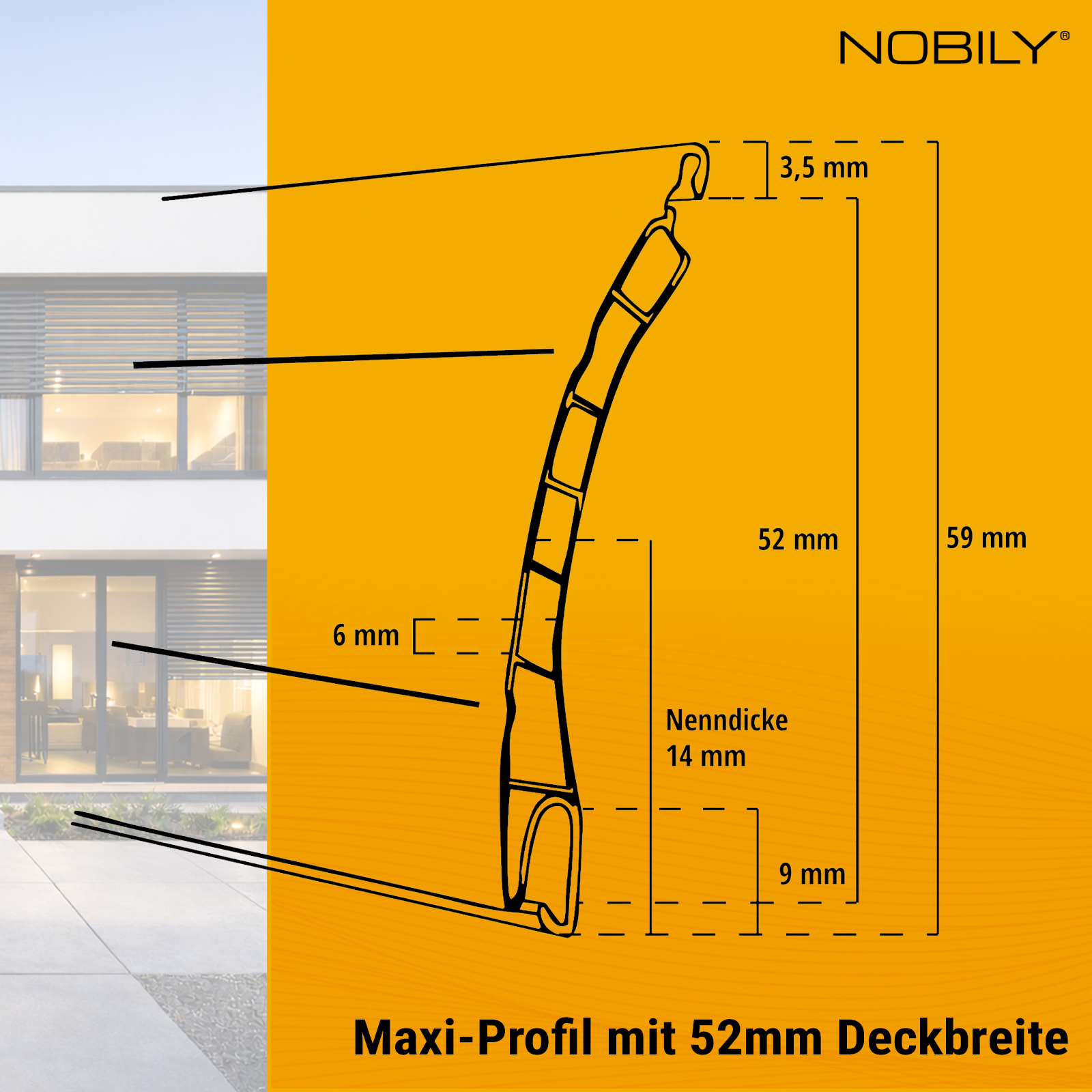 10x Rolladen Lamellen aus Aluminium ohne Lichtschlitze Silber, 52mm Deckbreite, 1150mm Länge