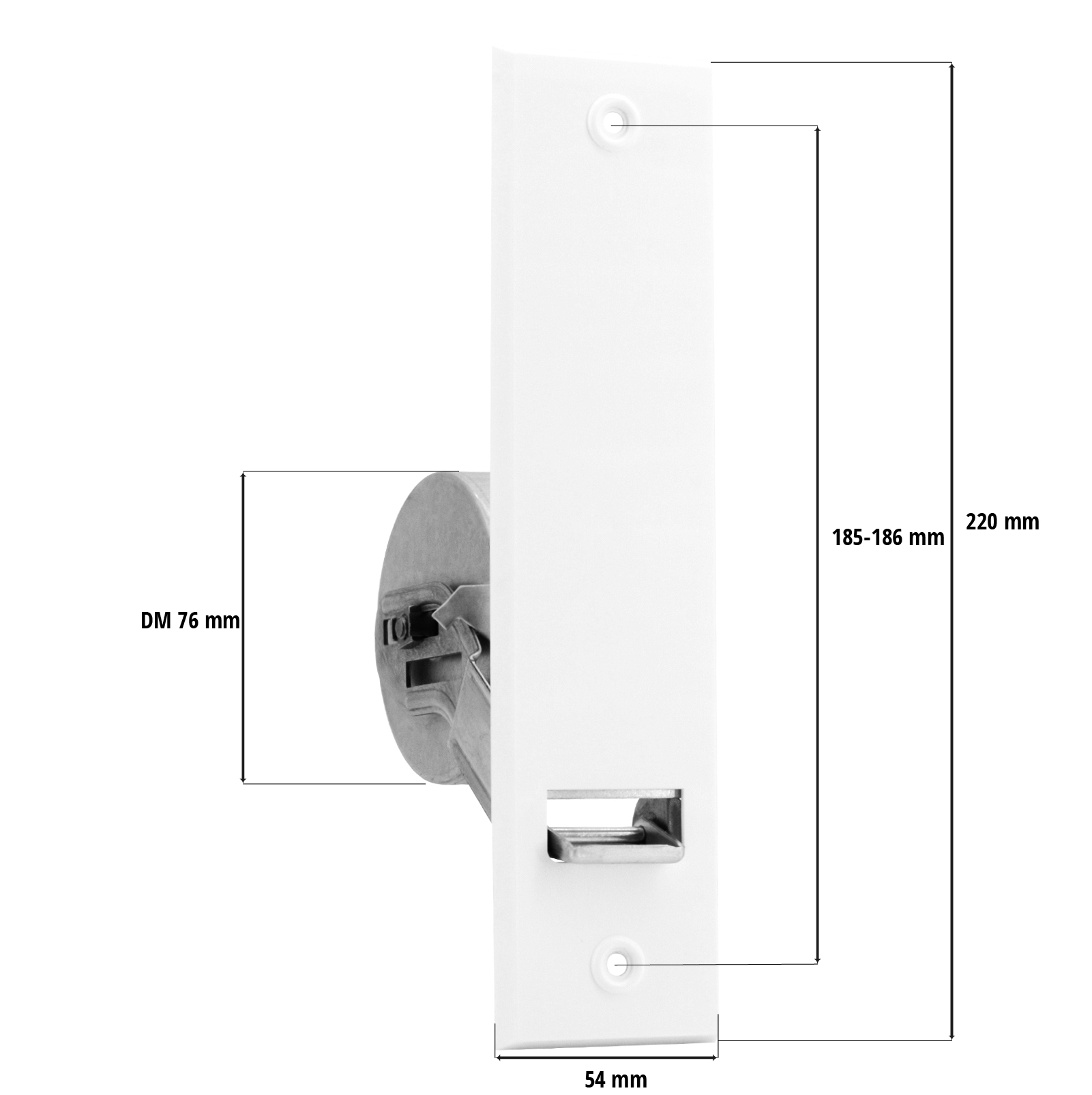 Einlassgurtwickler für 22mm Gurtbänder (185-186mm)