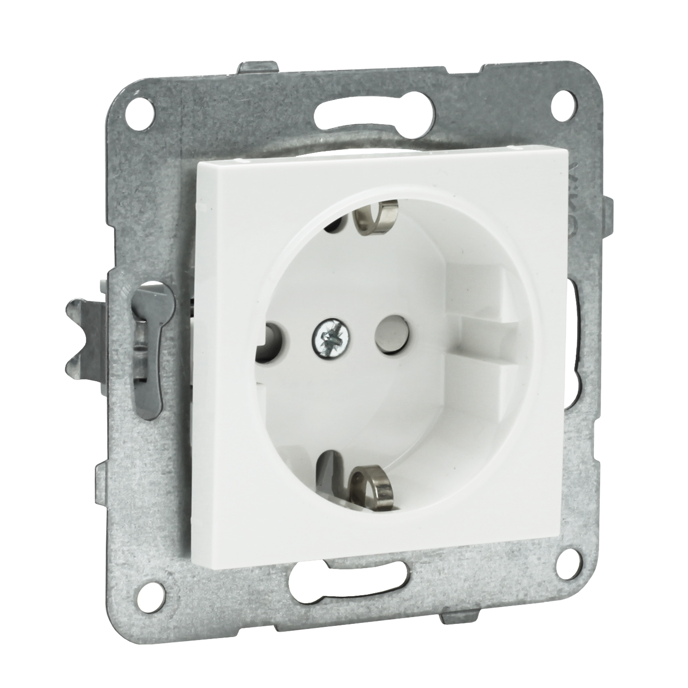 IMG_7269_b2 Meridian Schuko Steckdose Kombi mit Kinderschutz reinweiß