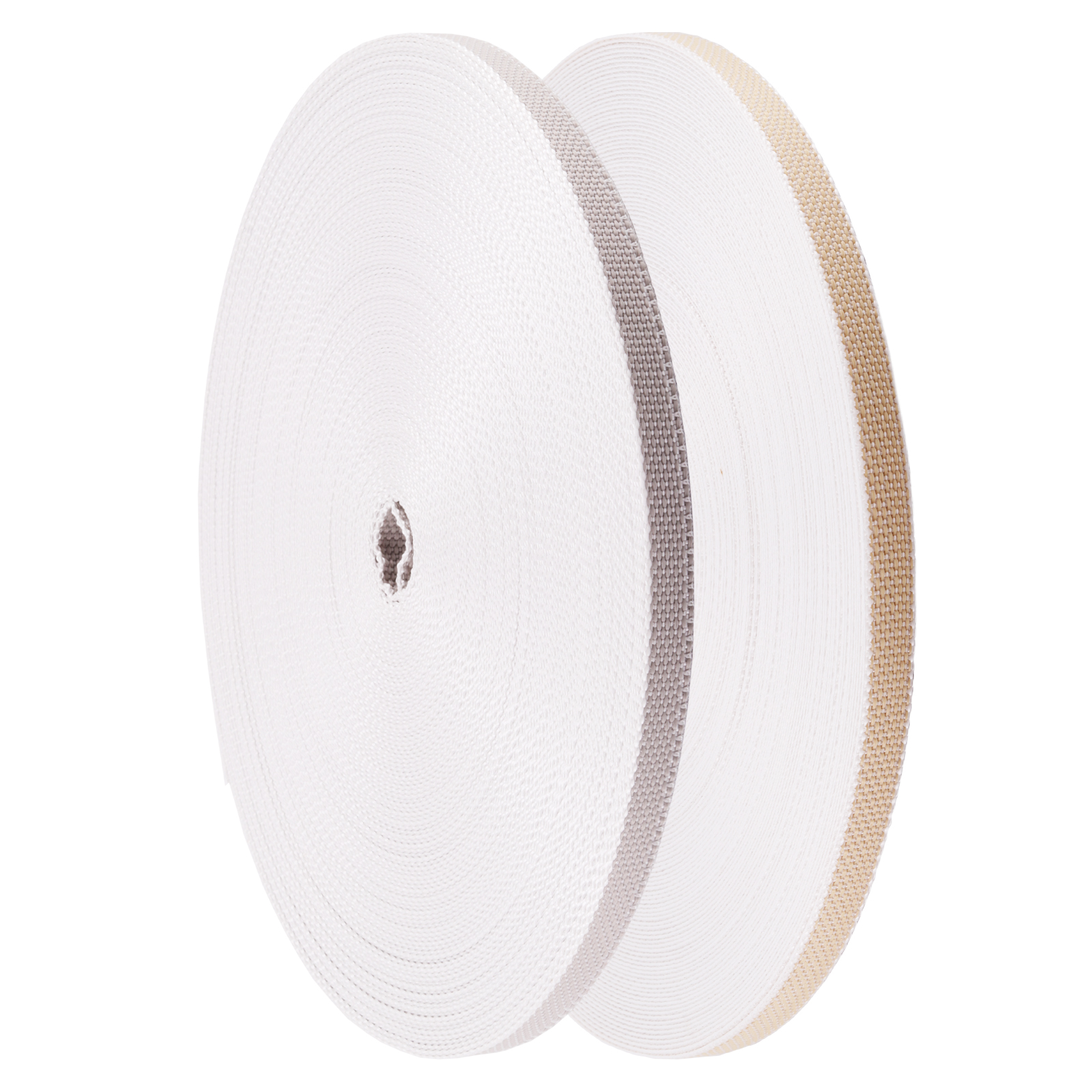 50m-Farben Rolladengurt 14/15 mm in Grau, Beige, 50m MADE IN GERMANY