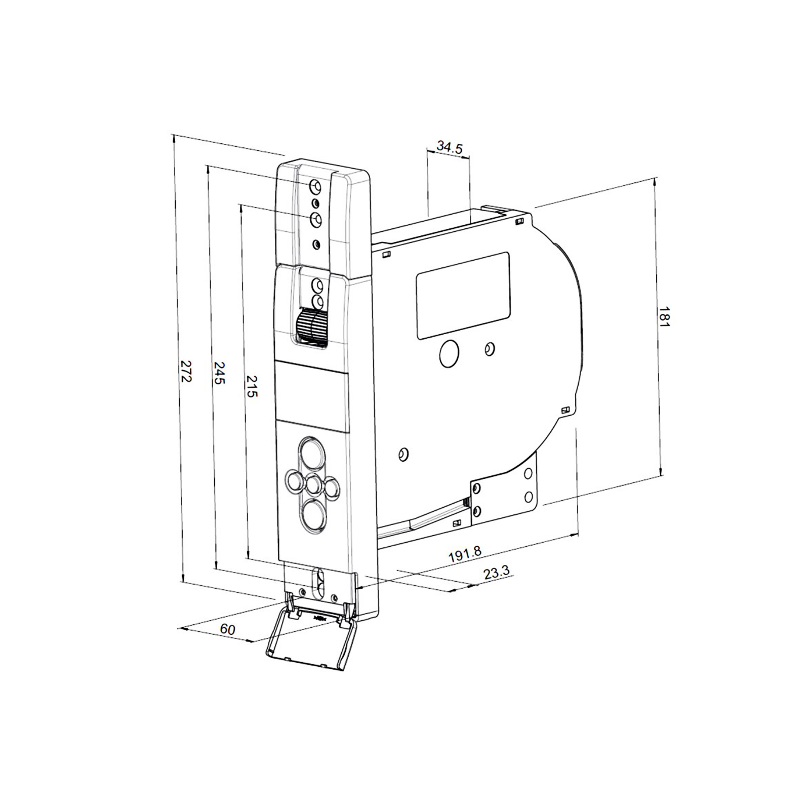 eWickler Gurtwickler Comfort Maxi eW825, Für 23mm Gurtband