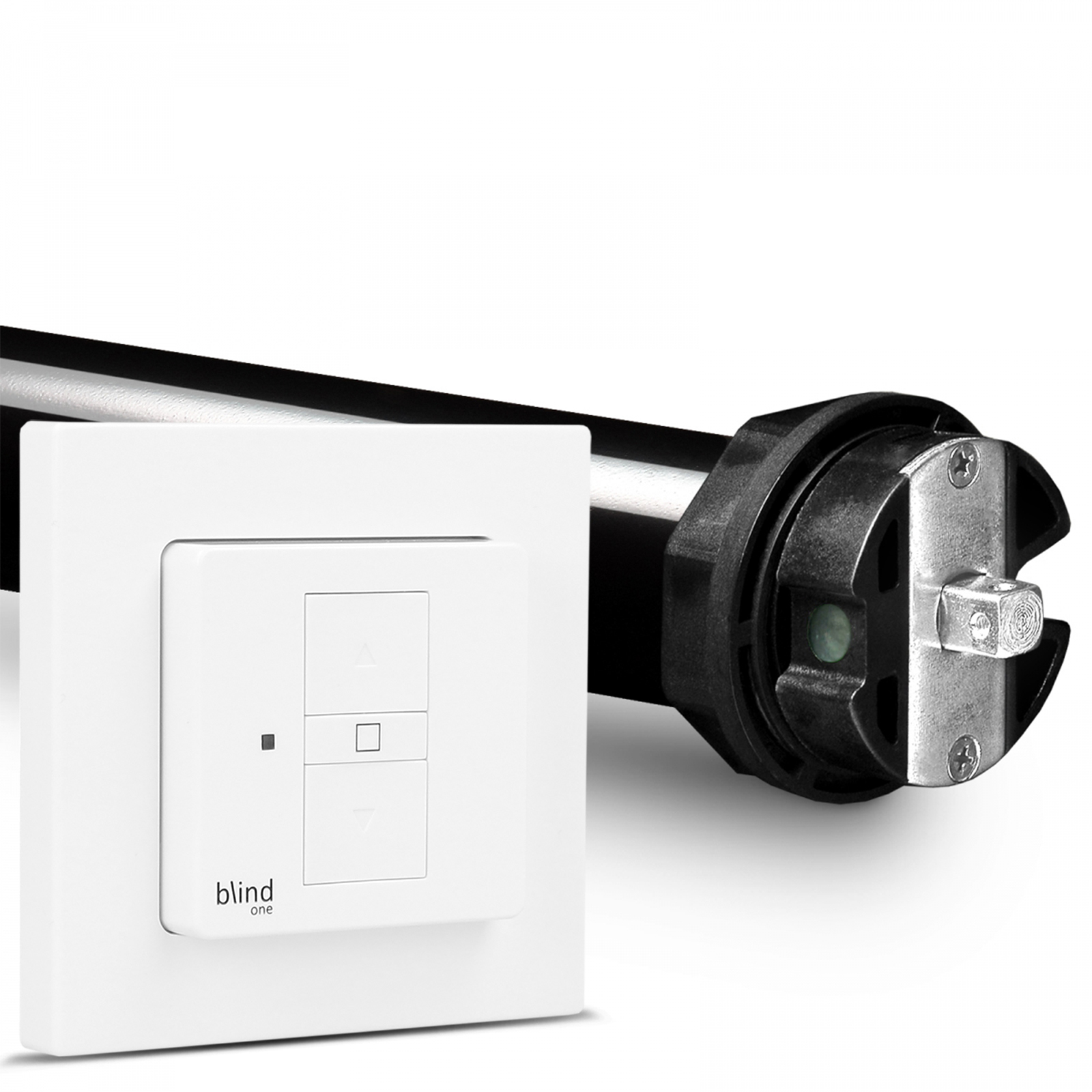 1-Bild-PE5_blind-one NOBILY Profi-Set inkl. Rollladenmotor PE5 u. Wlan Rollladenschalter blind one Zugkraft 10-50Nm / 25-115kg SW60