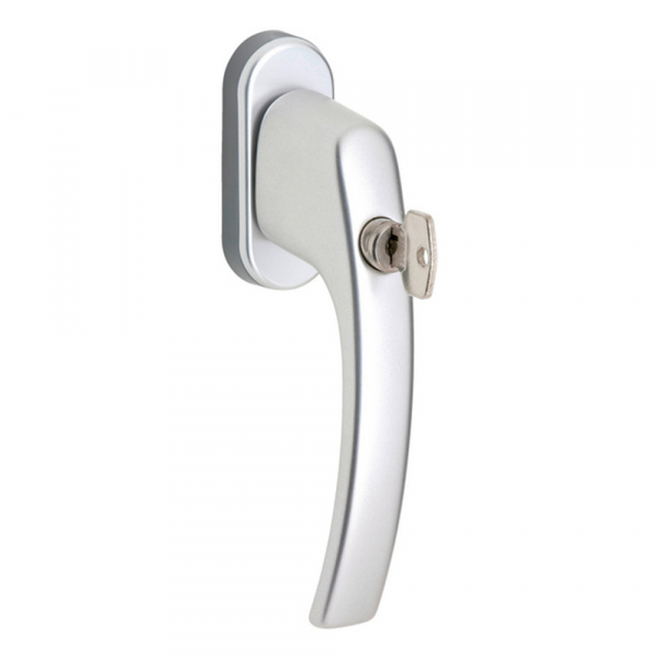Stiftl/änge 45mm Premium Aluminium Fenstergriff in Wei/ß