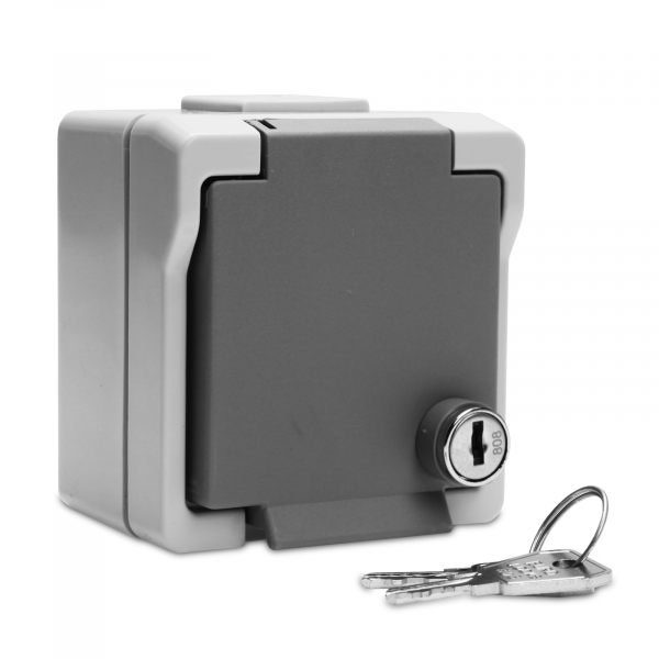 Presto-Vedder 9320ASUW Steckdose - abschliessbar