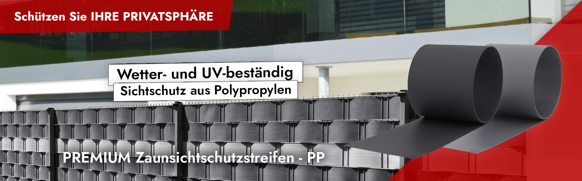 PP - Zaunsichtschutz