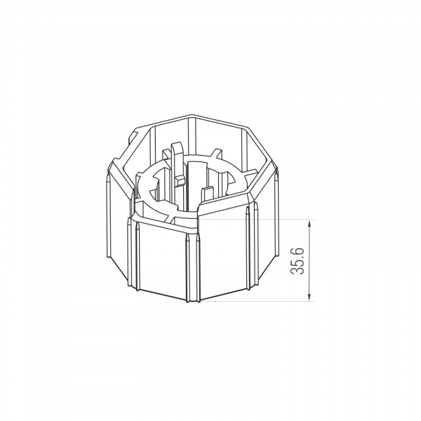 Profi-Line Adaptersatz 50mm AK-Welle