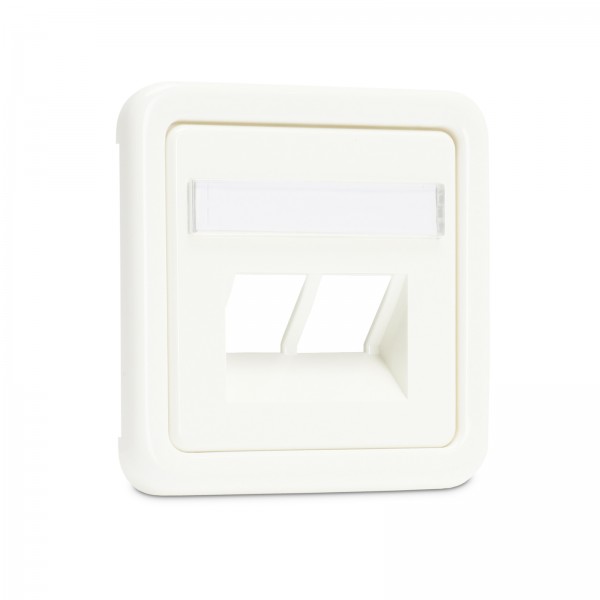 Presto-Vedder 7048DCAT5UW Regina Abdeckung UAE-Cat.5 Rutenbeck ultraweiss