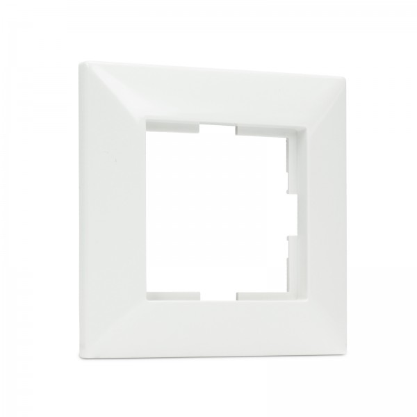 Meridian 1-Fach Rahmen ultraweiß RAL 9010