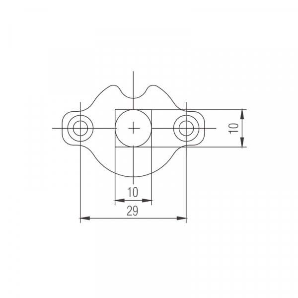 Profi-Line Vierkantlager 10x10mm
