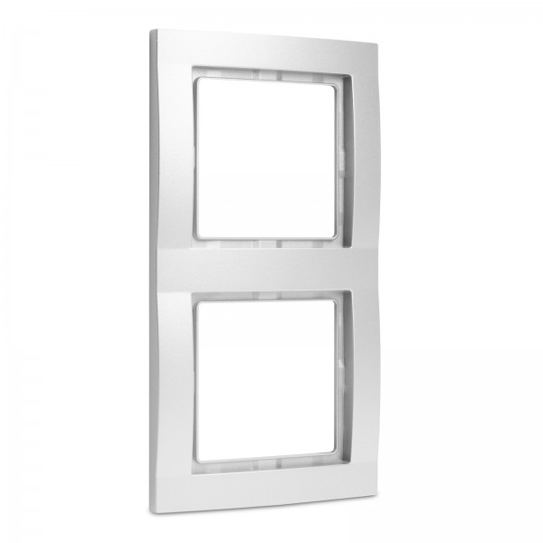 Presto-Vedder 3072SIG Fiorena Rahmen 2-fach silbergrau matt