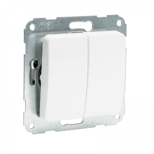 Presto-Vedder 57055-2005UW Alessa Serienschalter mit Abdeckung Wippe neutral (für Licht)