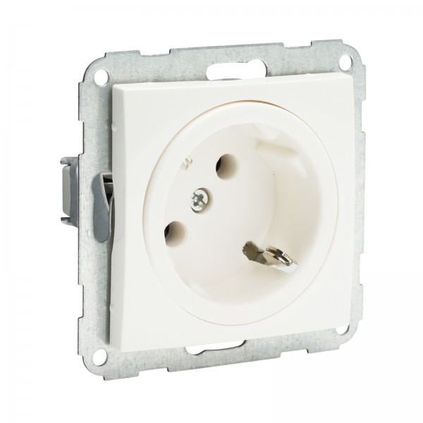 Presto-Vedder 302045SLUW Fiorena Steckdose 45° gedreht ultraweiss