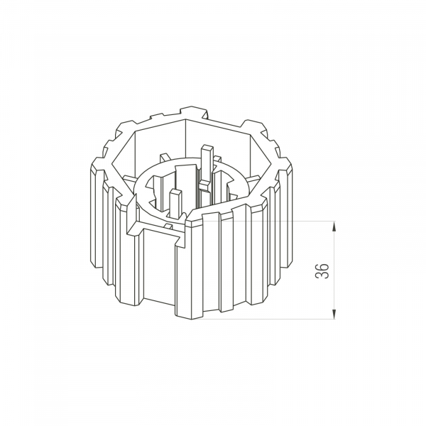 Profi-Line Adaptersatz 60mm AK-Welle