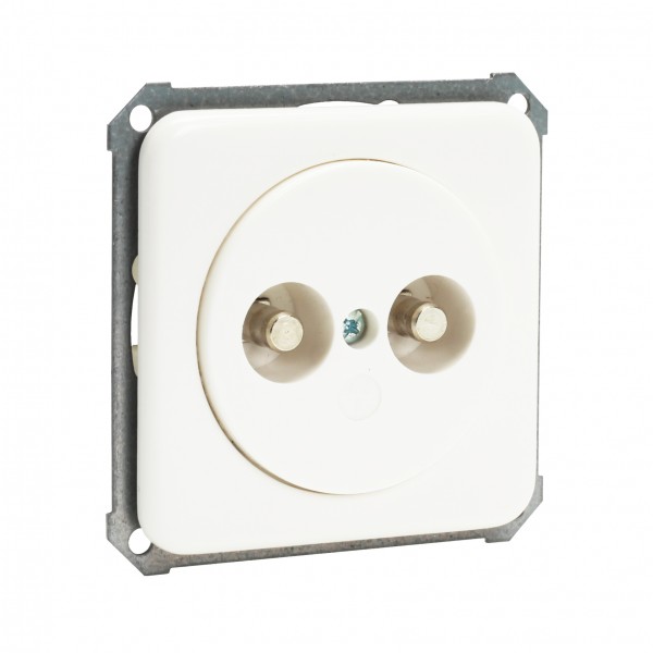 Presto-Vedder 7040UW Regina Potentialausgleichdose 2-fach ultraweiss