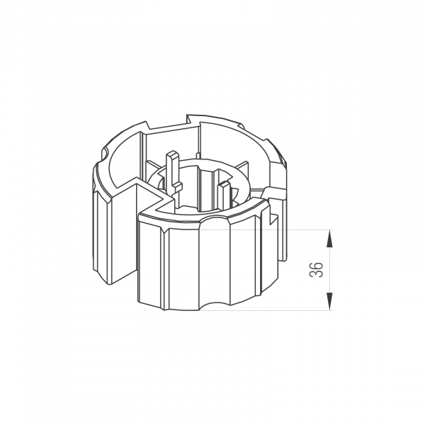 Profi-Line Adaptersatz 70mm RD-Welle