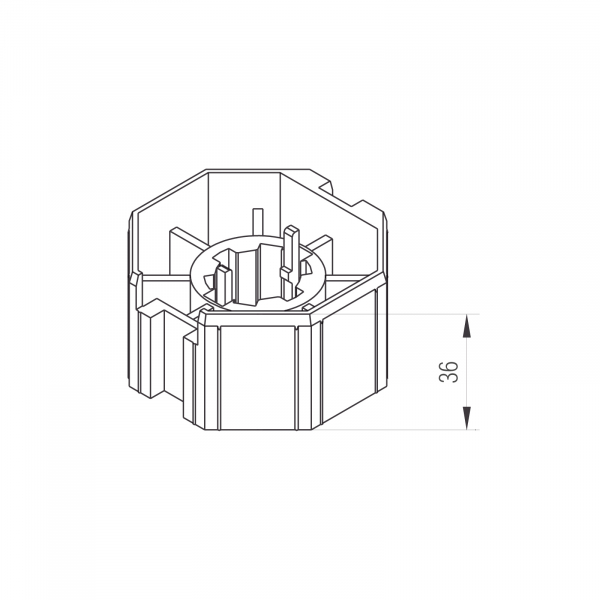 Profi-Line Adaptersatz 70mm AK-Welle