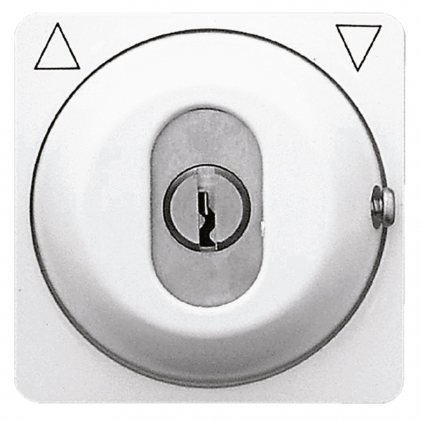 Presto-Vedder 22201SUW Alessa Abdeck. Jalousiesch. m. Schloss ultraweiss