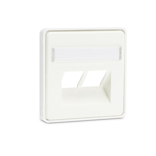 Presto-Vedder 2048DCAT5UW Alessa Abdeckung f. UAE-Cat.5 Rutenbeck ultraweiss