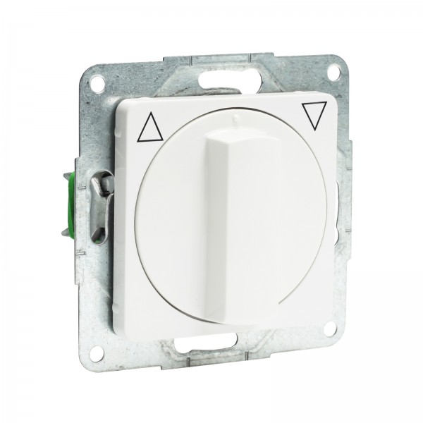 Presto-Vedder 2292-22201UW Alessa Jalusieschalter/-taster 2-polig (für 2 Motoren) für Knebel mit Abdeckung oben/unten